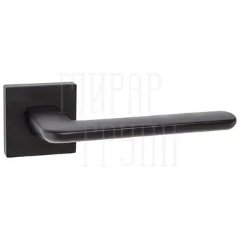 Дверные ручки Renz (Ренц) 'Лана' INDH 95-03 на квадратной розетке черный