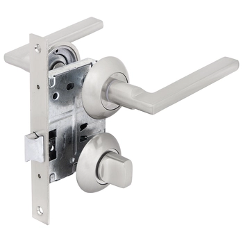 Комплект для двери Фабрика замков FZ SET 01L 170 BK матовый никель