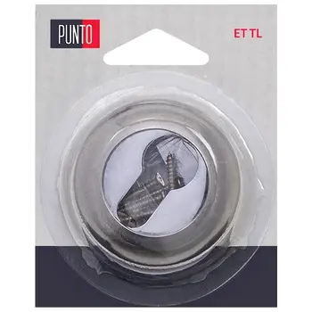 Накладка Punto (Пунто) под цилиндр LM/A ET.R.TL54 матовый никель + хром