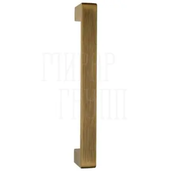 Дверная ручка-скоба Fratelli Cattini 'BIBLO' 230мм (210мм) матовая бронза