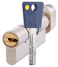 Купить Цилиндровый механизм ключ-вертушка Mul-T-Lock 7x7 81 mm (45+10+26) по цене 6`960 руб. в Москве