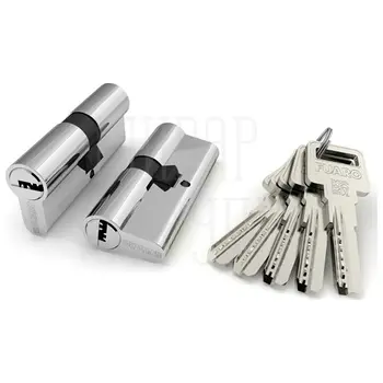 Цилиндровый механизм Fuaro (Фуаро) (R600/70) R6000Key70(30+10+30) хром