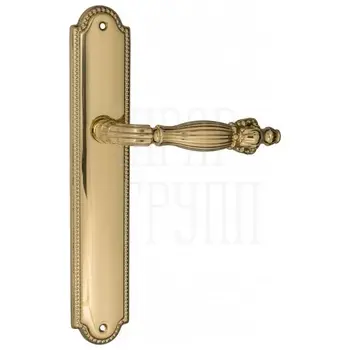 Дверная ручка Venezia 'OLIMPO' на планке PL98 полированная латунь