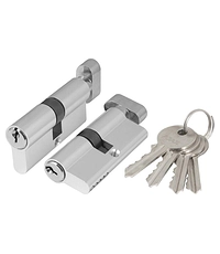 Купить Цилиндровый механизм Ajax (Аякс) (AX102/60) AX1002Knob 60 mm (25+10+25) 4Key с вертушкой по цене 468 руб. в Москве