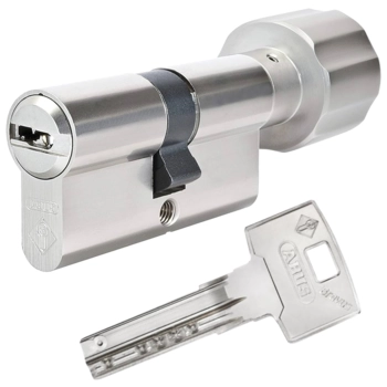 Цилиндровый механизм Abus Bravus.1000 MX ключ-вертушка 120 mm (25+10+85) никель