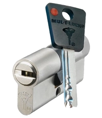 Купить Цилиндровый механизм ключ-ключ Mul-T-Lock (Светофор) 7x7 71 mm (26+10+35) по цене 6`040 руб. в Москве