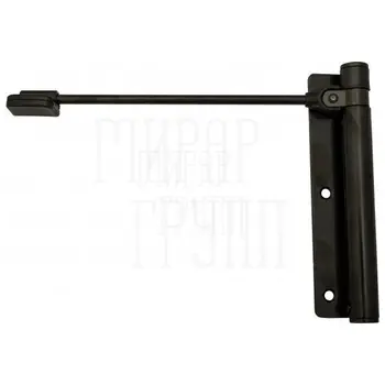 114A*170D Доводчик дверной пружинный до 60 кг Aldeghi Геркулес (170X39 mm) черный