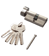 Цилиндр Renz 60 мм К-З, компьютерный ключ INCC 60-H