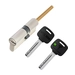 Цилиндровый механизм ключ-длинный шток Mul-T-Lock (Светофор) MTL300 76 mm (40+10+26), никель + флажок