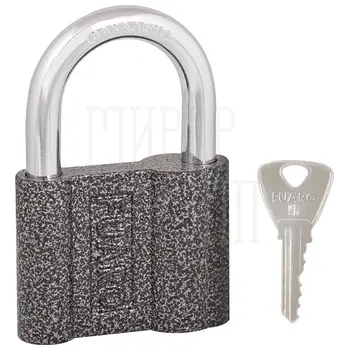 Замок навесной Fuaro (Фуаро) PL-4071 (70 мм) 3 англ.кл. БЛИСТЕР никель