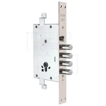 Корпус Mottura (Моттура) врезного замка с защёлкой 82.535W800B Универсальный никель