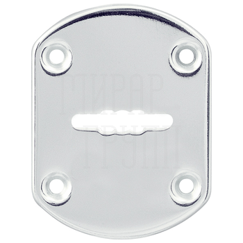 Декоративная Punto (Пунто) накладка ESC021/0-SS-NEW (нержавейка) на сув. замок без шторки (1 шт.) тех.упак. нержавейка