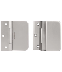 Петля Armadillo (Армадилло) для стеклянной двери Space.GL.H01 (2 шт) AL алюминий