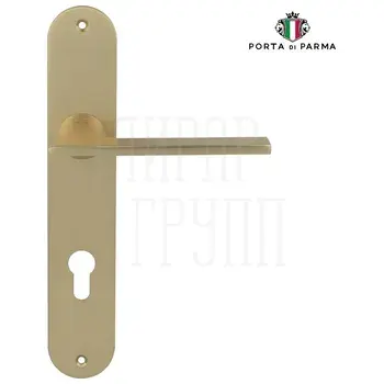 Дверная ручка на планке PORTA DI PARMA 'Alato' 2314 матовое золото