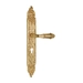 Дверная ручка на планке Mestre OA 1620, золото 24к