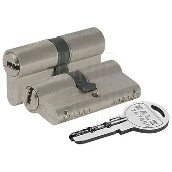 Цилиндровый механизм Kale kilit (Кале килит) 164 SN/90 (35+10+45) mm никель никель