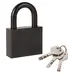 Замок Punto (Пунто) навесной PK-1560 3 key диск.ключ, черный