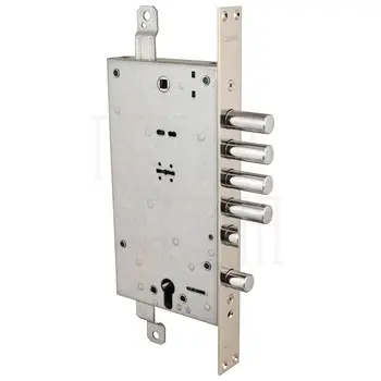 Замок Mottura (Моттура) врезной двухсистемный 54.787 (без накладок) ключ 60 мм никель