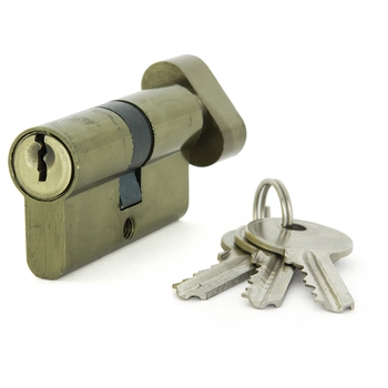 Цилиндровый механизм Фабрика замков E AL 60 T01 античная бронза