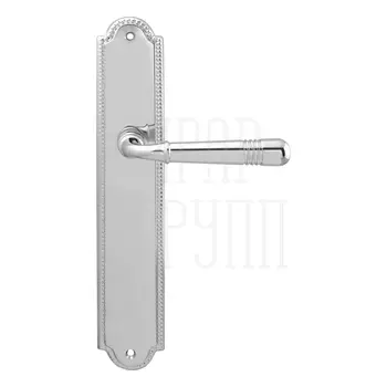 Дверная ручка на планке Melodia 293/458 'Alpha' полированный хром