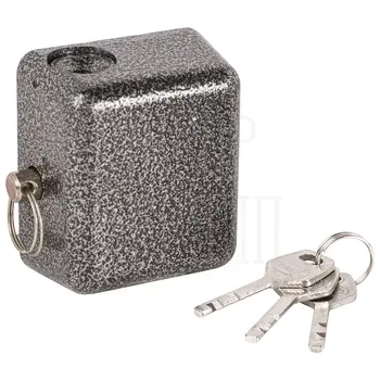 Замок Punto (Пунто) навесной PK-1480 3key диск.ключ никель