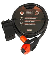 Купить Замок тросовый Fuaro Фуаро PL-12150-KEY 12х1500мм 3перфокл. ПОДВЕС по цене 426 руб. в Москве