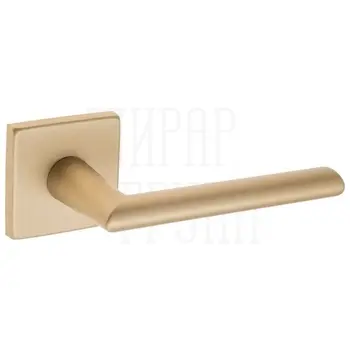Дверная ручка Fratelli 'LINEA 2' 8.7 на квадратной розетке золото крайола