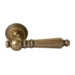 Дверная ручка на круглой розетке RUCETTI RAP-CLASSIC-L 8, бронза состаренная