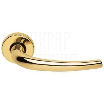 Дверные ручки на розетке Morelli Luxury 'Lilla' золото