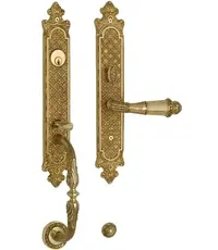Купить Ручка для входной двери Mestre OJ 4604 с замком и ключами по цене 1 руб. в Москве