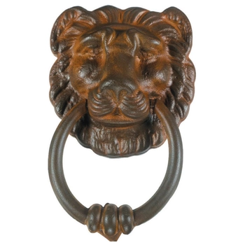 Дверная рчка-гонг(стучалка) кованая стальная Galbusera Art.2215 BATTENTE античная ржавчина