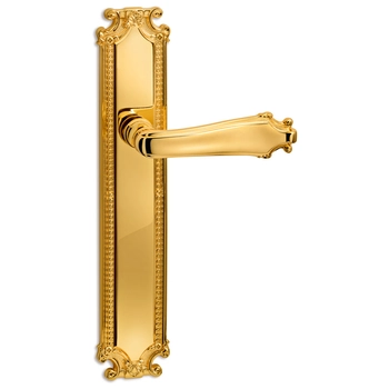 Дверная ручка на планке Salice Paolo 'Ravenna' 3371 золото 24к
