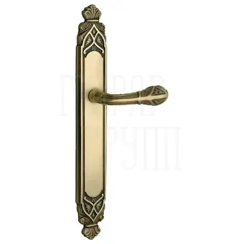 Дверная ручка на планке Mestre OA 3434 матовая античная латунь