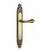 Дверная ручка на планке Mestre OA 3434, матовая античная латунь