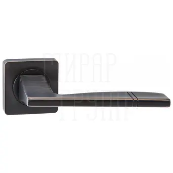 Дверные ручки Renz (Ренц) 'Риволи' INDH 72-02 на квадратной розетке бронза черная с патиной