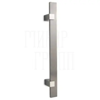 Дверная ручка-скоба Convex 763 (400/230 mm) матовый никель