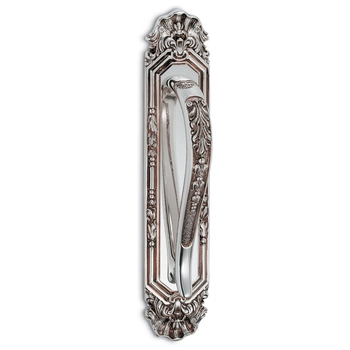 Дверная ручка-скоба Salice Paolo 'Milse' (353 mm) серебро с патиной