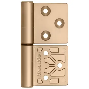 Петля Armadillo (Армадилло) универсальная флажковая FL.IN3800.UR флорентийское золото