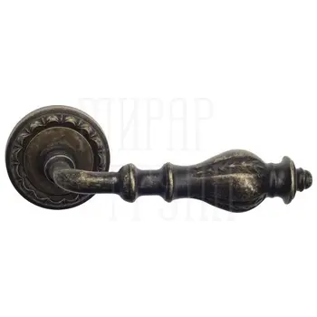 Дверная ручка на розетке Venezia 'GIFESTION' D2 античная бронза