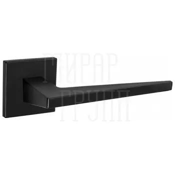 Дверные ручки Renz (Ренц) 'Сорренто' INDH 321-03 slim на квадратной розетке черный