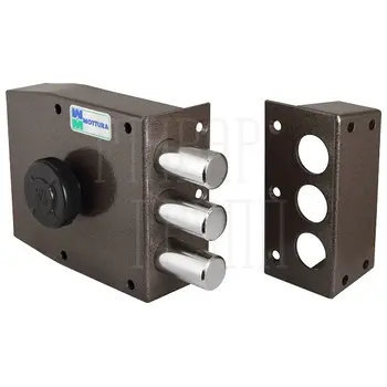 Замок Mottura (Моттура) накладной 30.401 D (правый) никель