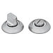 Фиксатор санузловый Palladium R, матовый хром