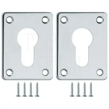 Накладка Fuaro (Фуаро) на цилиндр ESC.C+C/K.set (ESC083) (2шт.) хром