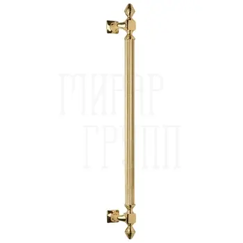 Ручка дверная скоба Extreza IMPERO 1000 мм межосевое 870 мм полированная латунь