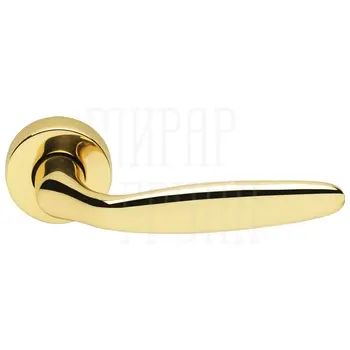 Дверные ручки на розетке Morelli Luxury 'Derby' золото