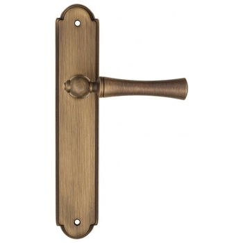 Дверная ручка Fratelli Cattini 'FOGGIA' на планке PL257 матовая бронза