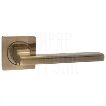 Дверные ручки Puerto (Пуэрто) INAL 514-02 на квадратной розетке античная бронза