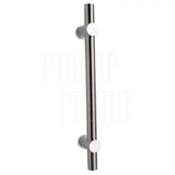 Дверная ручка-скоба Convex 887 (400/230 mm) матовый никель