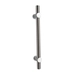 Дверная ручка-скоба Convex 887 (400/230 mm), матовый никель