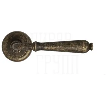 Дверная ручка на розетке Venezia 'CLASSIC' D1 античная бронза